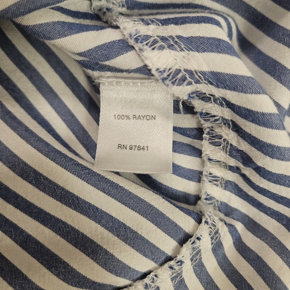 J.Jill Striped Tunic Blue And White  Blouse Size XS - Picture 9 of 9